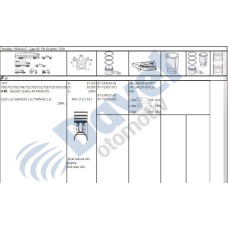 segman std 69mm renault clio kangoo twingo 1-2 d7f