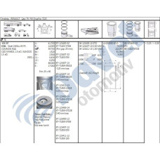 segman std 76mm renault clio kangoo 1-5dci k9k