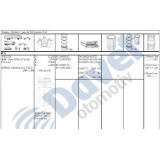 segman 050 80mm renault r19d express kangoo 1-9d f8q