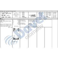 motor segmani doblo-stilo-palio-bravo-brava-marea 16 16v  8050mm  std