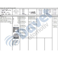 segman 040 69-60 mm fiat doblo linea 1-3mjt 16v astra h 1-3cdti 90hp 199a300