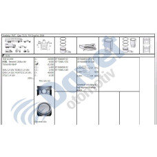 motor segmani punto ii-stilo-idea-doblo-fiat 500 14 16v 90hp 03-12 7200mm std