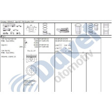 segman 050 82-7mm megane 8v laguna 2-0 8v f3r