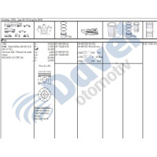 segman std 89mm renault master 2-5dci 04- g9u