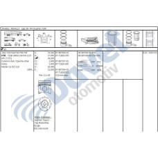 segman 050 89mm renault master 2-5dci 04- g9u