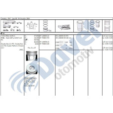 piston-segman std 88mm  ducato 02-06 f1ae0481c 2-3jtd 16v euro-3 110hp