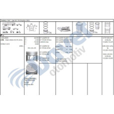 motor piston-segmani doblo 19d 8200mm 080