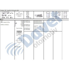piston-segman 060 805mm fiat tofas sahin 1400 ie
