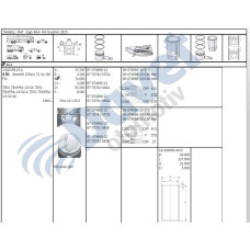 piston-segman std 86-40mm tempra slx 1-6