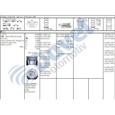 piston-segman 050 73-70mm  peugeot p206 p307 p407 1-4hdi dw4 ford fiesta 1-4td