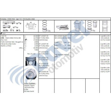 piston-segman std 73-7mm p206 p307 p407 1-4hdi dw4 fiesta 1-4tdci dw4td-f6ja-f