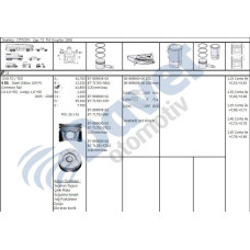 motor piston-segmani p206 16 dv6 c-rail-p307 16hdi dv6-focus 16-c-max 16 75