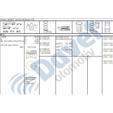 piston-segman 060 82-2mm partner scudo dw8