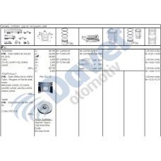 piston-segman 060 85mm partner p307 2-0hdi dw10
