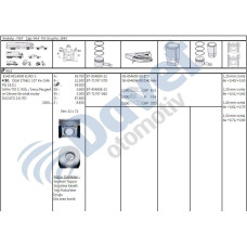 piston-segman 060 94-4mm ducato boxer 2-8hdi-jtd