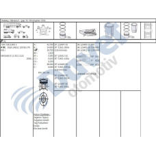 piston-segman 050 76mm megane ii clio 1-5dci k9k 728 euro3