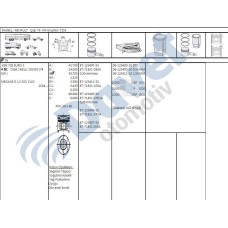 piston-segman std 76mm megane ii 1-5dci k9k 728