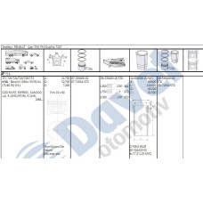 piston-segman std 758mm  renault r19 kangoo 1-4ie e7j