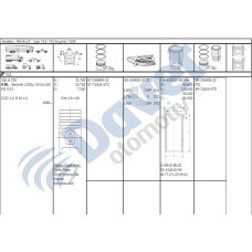 motor piston-segmani megane-r19-clio-express-kangoo 14i e6j  7580mm std