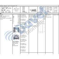 piston-segman 050 76mm 040 dsk clio 1-5dci 26pim