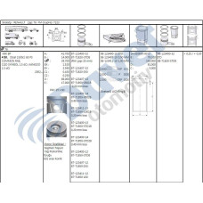 piston-segman 100 76mm 020 dsk clio 1-5dci k9k