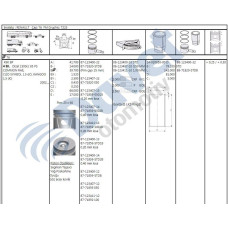 motor piston-segmani clio-kangoo 15dci k9k 7600mm 100mm-020mm pim capi 26mm