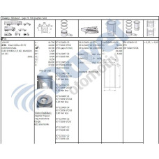 piston-segman std 76m 040dsk clio kangoo 1-5dci k9k