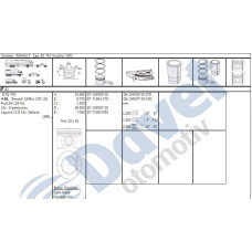 piston-segman std laguna i 2-0i 16v  n7q