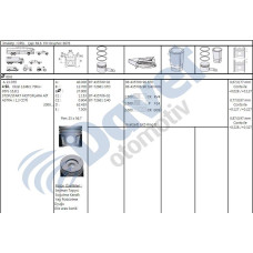 piston-segman 040 69-60mm euro 5 doblo cargo 1-3mjt 16v 90hp star stop