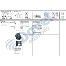 piston segman kiti p207-p208-p2008-p206-t3eds3-c3 iii dv4c14hdi 8v fiesta 14td