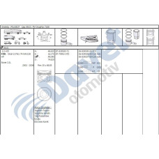 motor piston-segmani boxer 22hdi 100hp 02-06  8601mm std