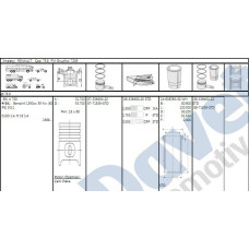 motor kiti std 75-8mm r19 clio 1-4i e6j-e7j