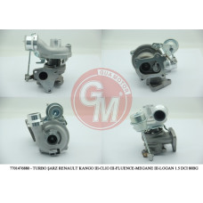 TURBO ŞARJ RENAULT KANGO DACIA LOGAN LOGAN MCW 1.5 DCI 80-85BG