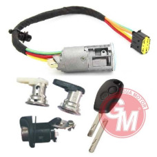 KONTAK - ANAHTARI 4LÜ SET DACIA LOGAN-SANDERO R.TRAFIC II 2012- 2010-ALARM DÜĞME