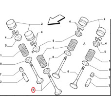 Emme - Eksoz Supapı Takım Palio - Id - Stilol - Egea (1,2 16V - 1,4 16V)