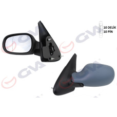DIŞ DİKİZ AYNASI SOL MEGANE 99 ELEKTRİKLİ ISITMALI ASTARLI ASFERİK 5 FİŞ VM-129E
