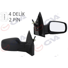 DIŞ DİKİZ AYNASI SAĞ CLIO 06 MEKANİK ISITMALI SENSÖRLÜ KONVEKS 2 FİŞ VM-6136SR