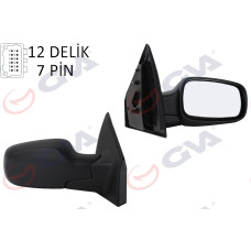 DIŞ DİKİZ AYNASI SAĞ CLIO 06 ELEKTRİKLİ ISITMALI SENSÖRLÜ KONVEKS 7 FİŞ VM-6136E