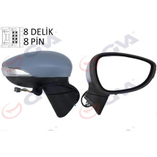 DIŞ DİKİZ AYNASI SAĞ FIESTA 08> ELEKTRİKLİ ISITMALI KATLANIR SİNYALLİ 8 FİŞ VM-6