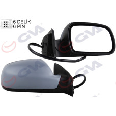 DIŞ DİKİZ AYNASI SAĞ 307 02 ELEKTRİKLİ ISITMALI ASTARLI SENSÖRLÜ KONVEKS 6 FİŞ V