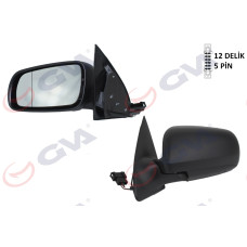 DIŞ DİKİZ AYNASI SOL FABIA 98 ELEKTRİKLİ ISITMALI ASFERİK 5 FİŞ VM-604EHAL