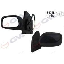 DIŞ DİKİZ AYNASI SOL COROLLA 02> ELEKTRİKLİ ISITMALI KONVEKS 5 FİŞ VM-277EHL