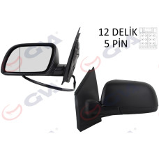 DIŞ DİKİZ AYNASI SOL POLO 02 ELEKTRİKLİ ISITMALI ASFERİK 5 FİŞ VM-194EHAL