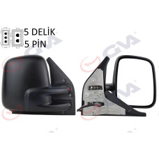 DIŞ DİKİZ AYNASI SAĞ TRANSPORTER T4 96 ELEKTRİKLİ ISITMALI KONVEKS VM-186EHR