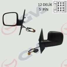 DIŞ DİKİZ AYNASI SOL TRANSPORTER T5 MULTIVAN 04> ELEKTRİKLİ ISITMALI ASFERİK 5 F