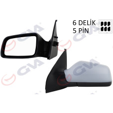 DIŞ DİKİZ AYNASI SOL ASTRA G 98> ELEKTRİKLİ ISITMALI ASTARLI ASFERİK 5 FİŞ VM-16