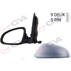 DIŞ DİKİZ AYNASI SOL ASTRA J 09> ELEKTRİKLİ ISITMALI ASTARLI ASFERİK 5 FİŞ VM-97