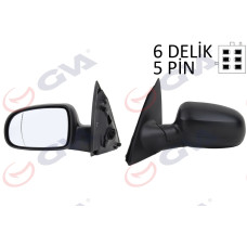 DIŞ DİKİZ AYNASI SOL CORSA C 01 ELEKTRİKLİ ISITMALI ASFERİK 5 FİŞ VM-200EHAL