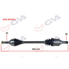 KOMPLE AKS SOL SYMBOL-THALIA/LOGAN II 1.5 DCI 12- ABS LI