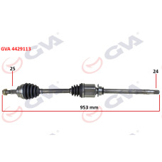 KOMPLE AKS SAĞ FIORINO 1.3 MTJ 07-13 953mm AKS LALE Lİ